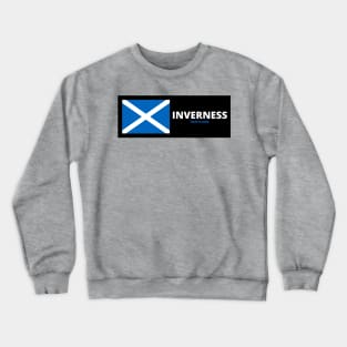 Inverness City with Scottish Flag Crewneck Sweatshirt